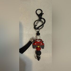 Red Car Keychain -JEEP -NEW